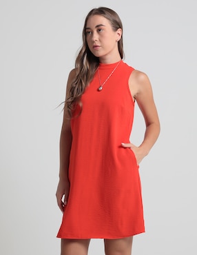 Vestido mini casual Contempo para mujer