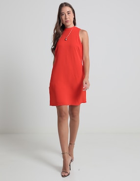 Vestido mini casual Contempo para mujer
