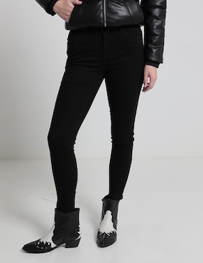 Jeans Skinny Contempo Corte Cintura Para Mujer