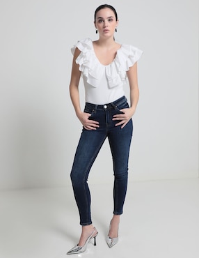 Jeans skinny Contempo para mujer