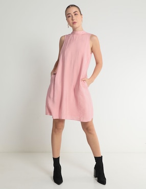 Vestido corto casual Contempo para mujer