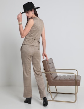 Pantalón de vestir straight para mujer