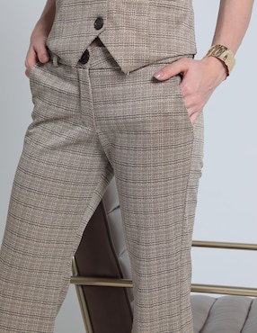 Pantalón de vestir straight para mujer