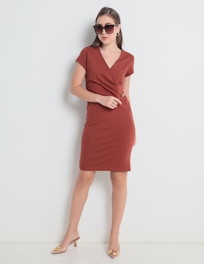 Vestido Corto Casual Contempo Para Mujer