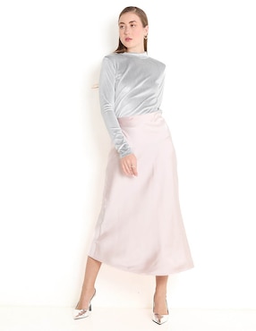 Blusa manga larga para mujer