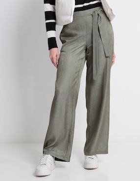 Pantalón Contempo Amplio Para Mujer