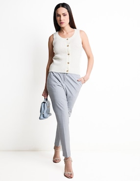 Pantalón de vestir Contempo slim para mujer