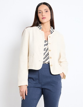 Saco Casual Contempo Para Mujer