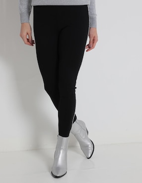 Legging Contempo A La Cintura Con Elástico Para Mujer