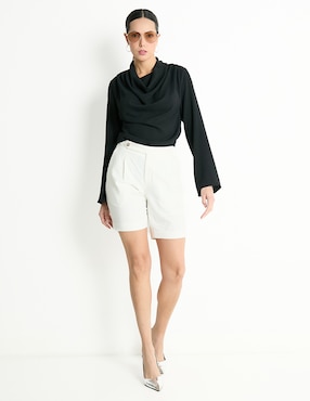 Blusa manga larga para mujer