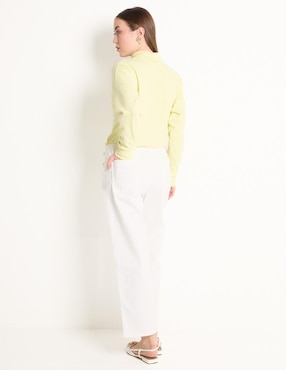Jeans relaxed wide leg Contempo para mujer