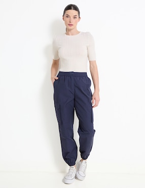Pantalón jogger Contempo regular para mujer