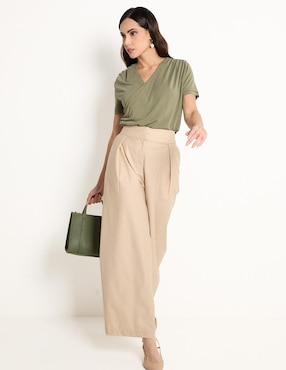 Pantalón Contempo amplio para mujer