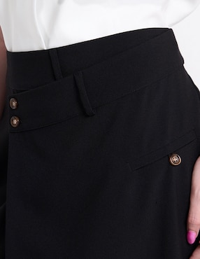 Falda crop Contempo a la cintura