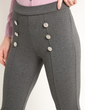 Legging Contempo cintura alta con elástico para mujer