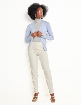 Pantalón de vestir Contempo slim para mujer