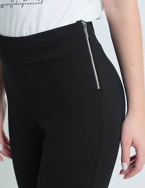 Legging Contempo a la cintura con cierre para mujer