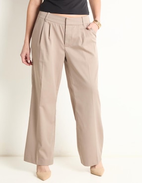 Pantalón relaxed amplio para mujer