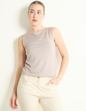 Top Contempo Cuello Ojal