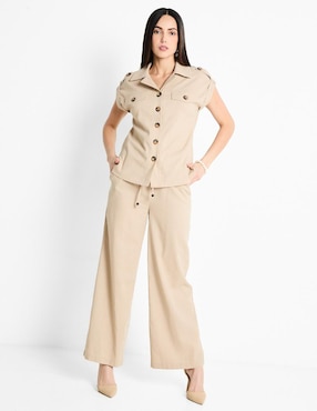 Pantalón Contempo amplio para mujer