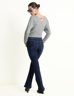 Jeans flare Contempo para mujer