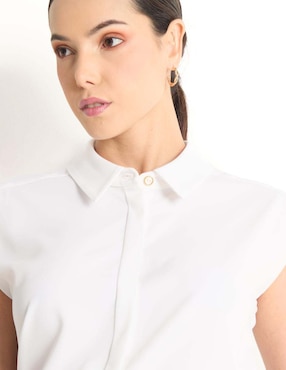 Blusa manga corta para mujer