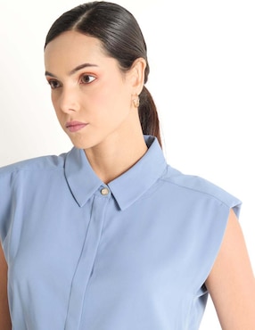 Blusa manga corta para mujer
