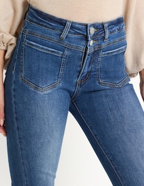 Jeans boot Contempo para mujer