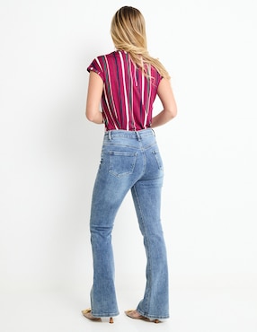Jeans boot Contempo para mujer