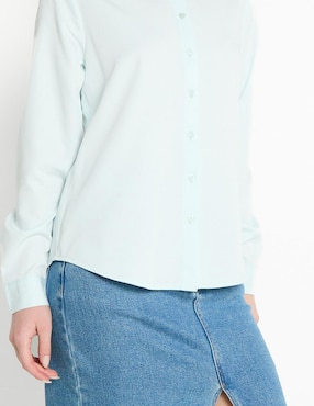 Blusa manga larga para mujer