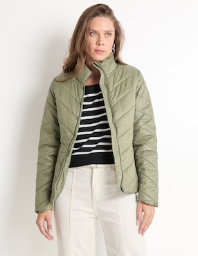 Chamarra acolchada Contempo para mujer