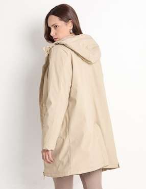Gabardina con bolsillos Contempo para mujer