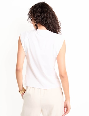 Playera Contempo cuello redondo para mujer
