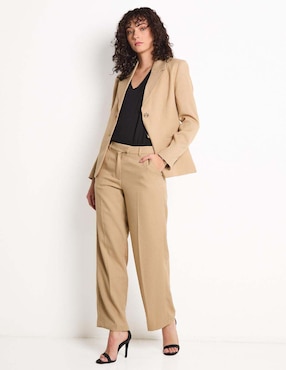 Pantalón de vestir Contempo straight para mujer