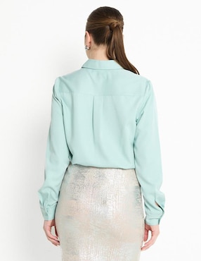 Blusa manga larga para mujer
