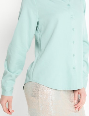 Blusa manga larga para mujer