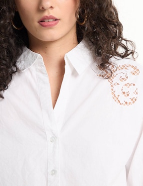 Blusa manga larga para mujer