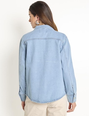 Chamarra denim Contempo para mujer