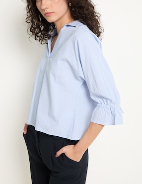 Blusa manga 3/4 para mujer