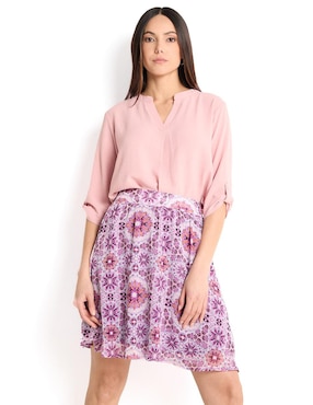Blusa manga 3/4 para mujer