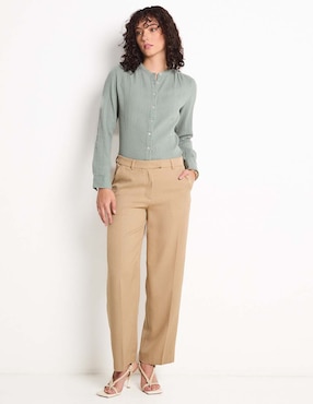 Pantalón de vestir Contempo straight para mujer