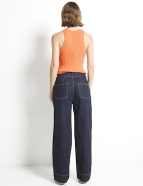 Jeans straight Contempo para mujer