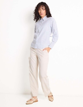 Blusa manga larga para mujer