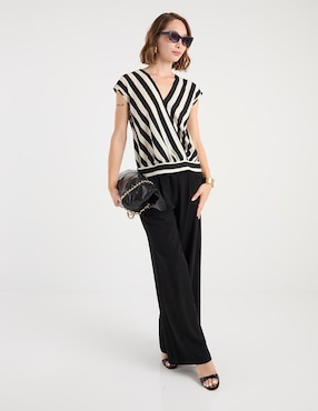 Blusa manga corta para mujer