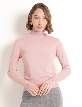 Suéter Contempo cuello tortuga para mujer