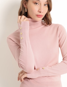 Suéter Contempo cuello tortuga para mujer