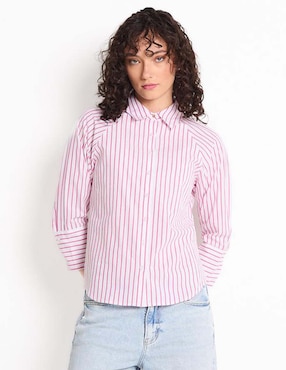 Blusa manga 3/4 para mujer