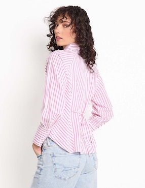 Blusa manga larga para mujer