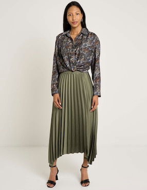 Blusa manga larga para mujer