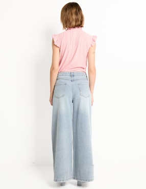 Jeans amplio Contempo para mujer